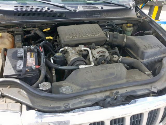 1J4GX58J24C221795 - 2004 JEEP GRAND CHER GRAY photo 7