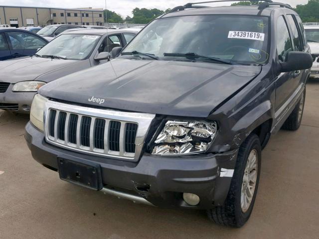 1J4GX58J24C221795 - 2004 JEEP GRAND CHER GRAY photo 9