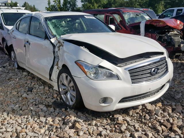 JN1BY1AR9BM371497 - 2011 INFINITI M37 X WHITE photo 1