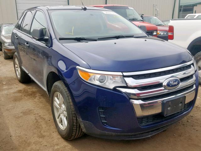 2FMDK3GC7BBA53594 - 2011 FORD EDGE SE BLUE photo 1