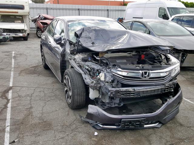 1HGCR3F83HA010143 - 2017 HONDA ACCORD EXL CHARCOAL photo 1