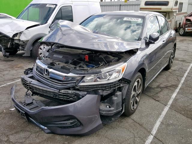 1HGCR3F83HA010143 - 2017 HONDA ACCORD EXL CHARCOAL photo 2