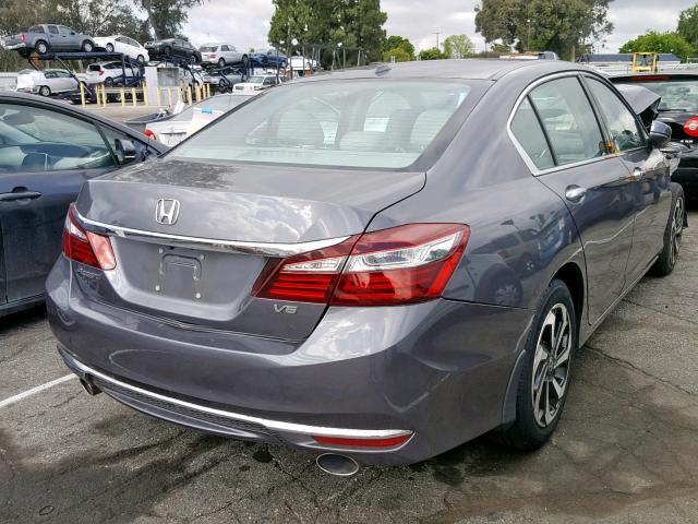 1HGCR3F83HA010143 - 2017 HONDA ACCORD EXL CHARCOAL photo 4