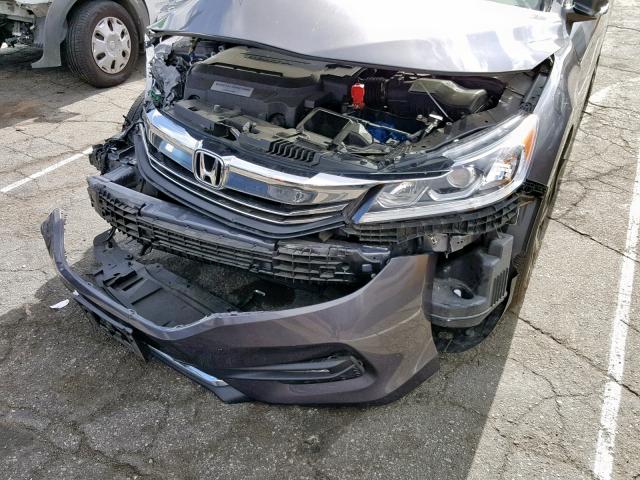 1HGCR3F83HA010143 - 2017 HONDA ACCORD EXL CHARCOAL photo 9