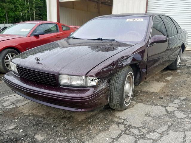 1G1BL52P3TR157960 - 1996 CHEVROLET CAPRICE / MAROON photo 2