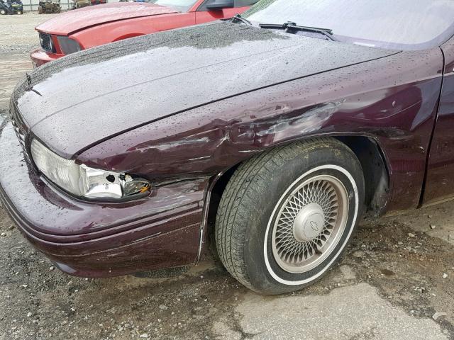 1G1BL52P3TR157960 - 1996 CHEVROLET CAPRICE / MAROON photo 9