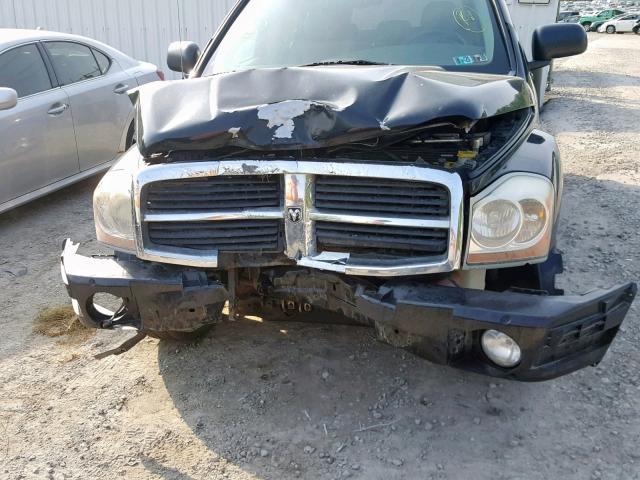 1D8HB58D15F625224 - 2005 DODGE DURANGO LI BLACK photo 9