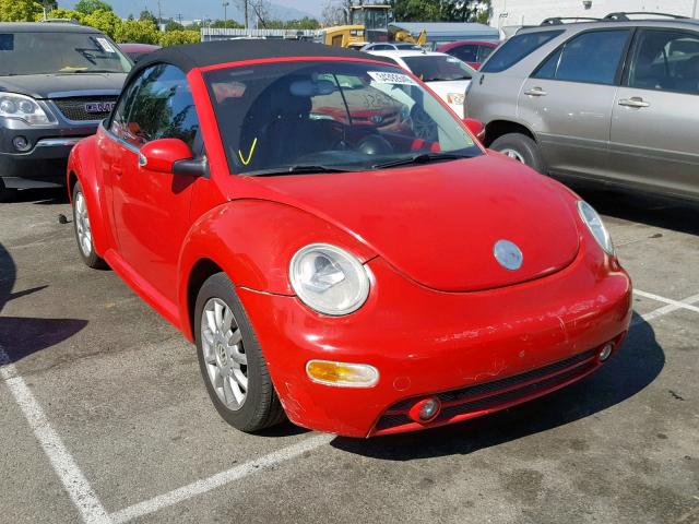 3VWCM31Y04M319342 - 2004 VOLKSWAGEN NEW BEETLE Qırmızı foto 1