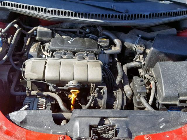 3VWCM31Y04M319342 - 2004 VOLKSWAGEN NEW BEETLE Qırmızı foto 7