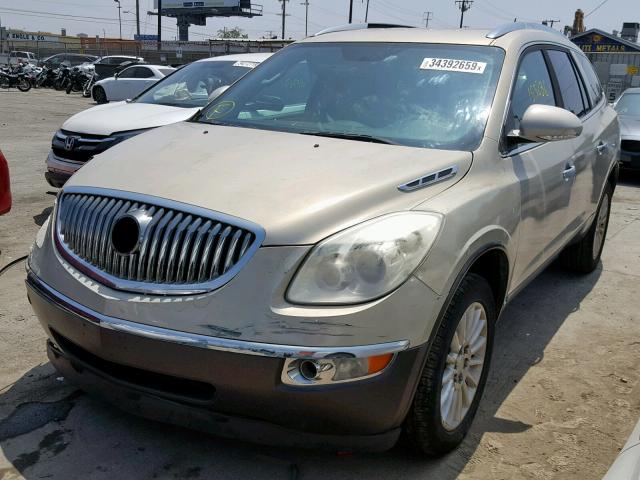 5GAER23728J111575 - 2008 BUICK ENCLAVE CX GOLD photo 2