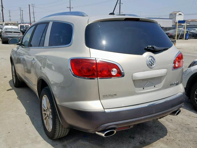 5GAER23728J111575 - 2008 BUICK ENCLAVE CX GOLD photo 3