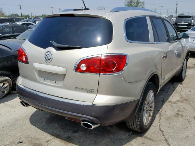 5GAER23728J111575 - 2008 BUICK ENCLAVE CX GOLD photo 4