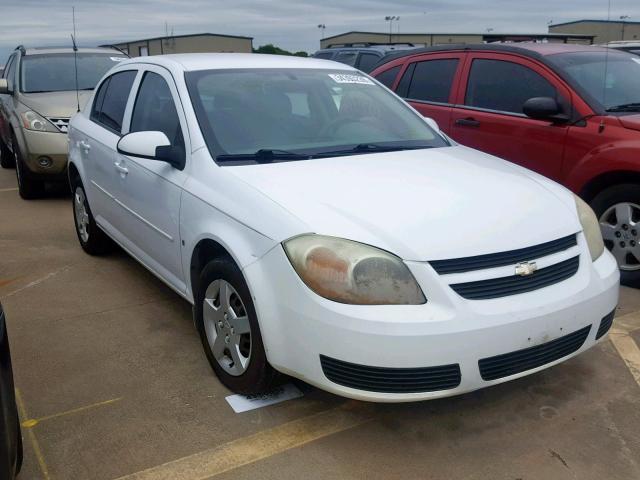 1G1AL55F977110982 - 2007 CHEVROLET COBALT LT WHITE photo 1