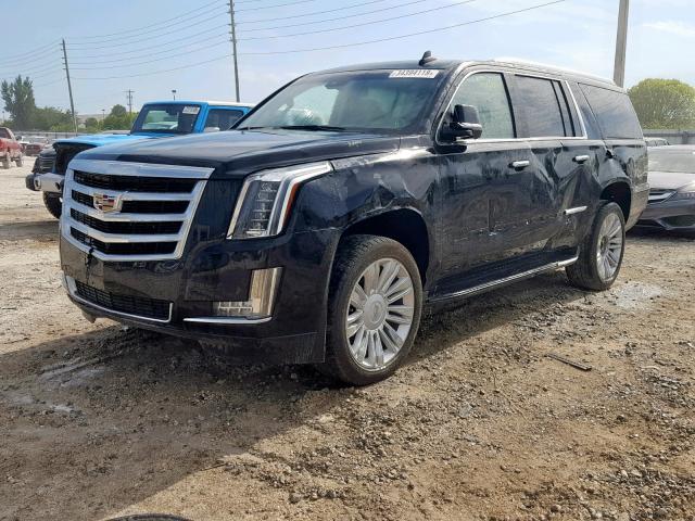 1GYS3HKJ8JR119054 - 2018 CADILLAC ESCALADE E BLACK photo 2