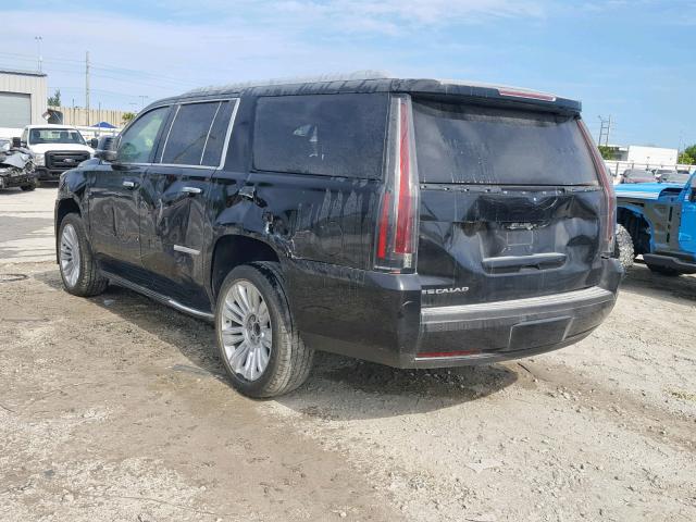 1GYS3HKJ8JR119054 - 2018 CADILLAC ESCALADE E BLACK photo 3