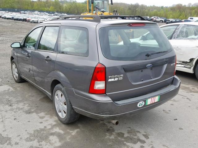 1FAFP36N86W127990 - 2006 FORD FOCUS ZXW GRAY photo 3