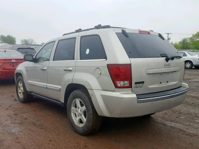 1J8HR58N56C358510 - 2006 JEEP GRAND CHER GRAY photo 3