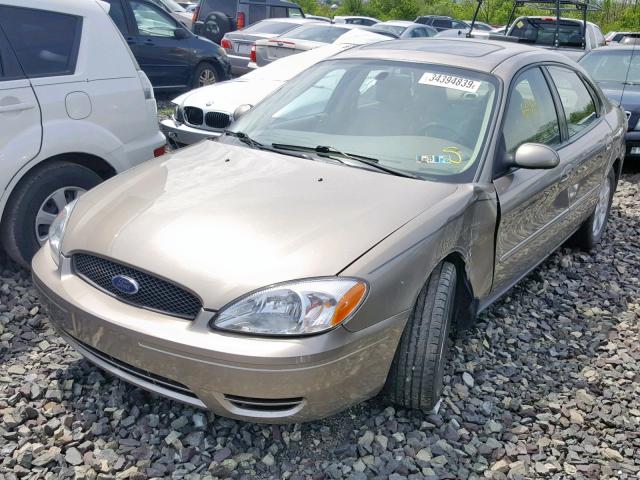 1FAFP56U26A204420 - 2006 FORD TAURUS SEL TAN photo 2