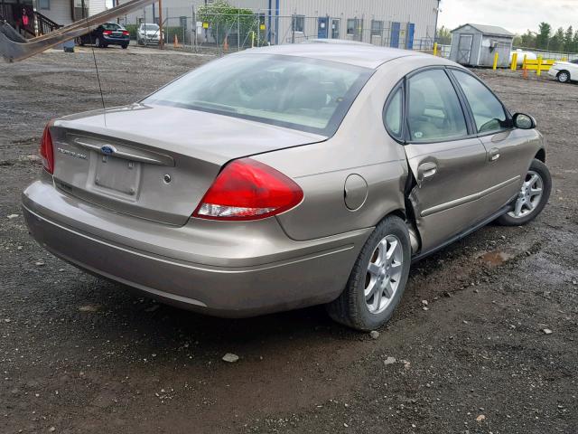 1FAFP56U26A204420 - 2006 FORD TAURUS SEL TAN photo 4