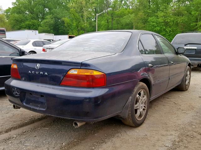 19UUA566XYA004104 - 2000 ACURA 3.2TL BLUE photo 4