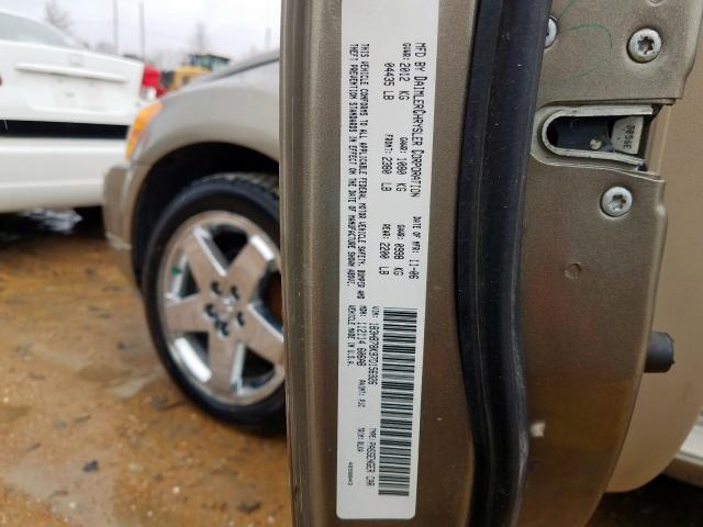 1B3HB78K97D156926 - 2007 DODGE CALIBER R/T  photo 10