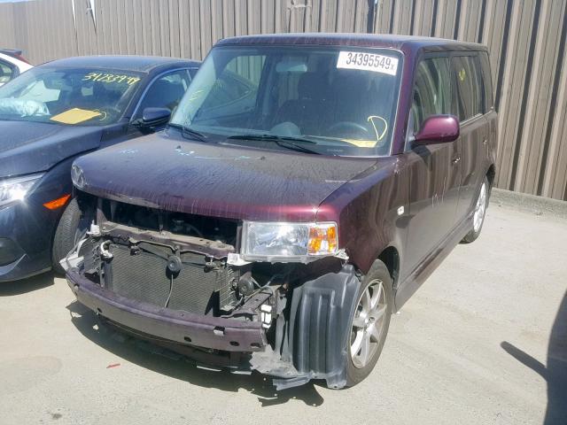 JTLKT324164052132 - 2006 TOYOTA SCION XB 栗色 照片 2