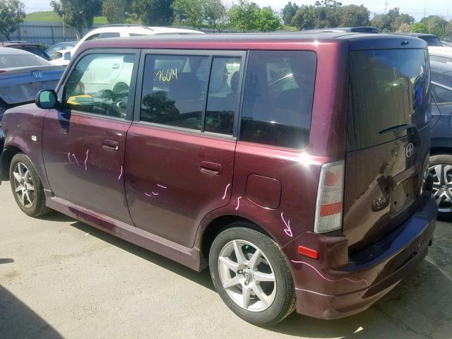 JTLKT324164052132 - 2006 TOYOTA SCION XB 栗色 照片 3