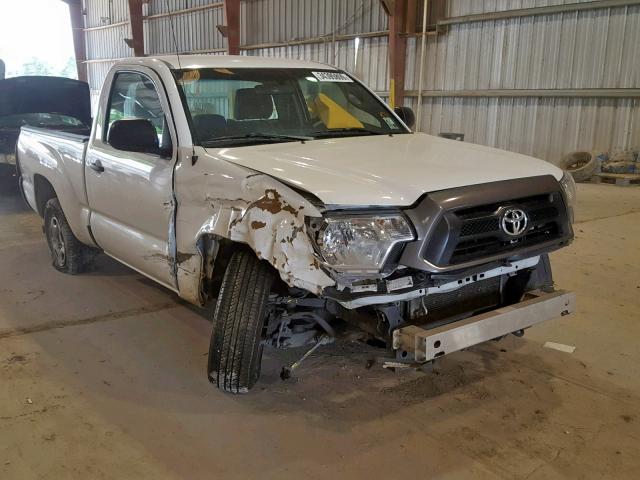 5TFNX4CN0EX040013 - 2014 TOYOTA TACOMA WHITE photo 1