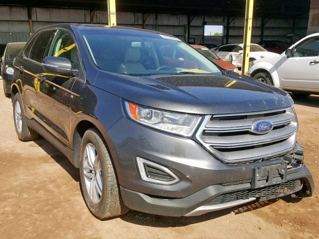 2FMPK3J97GBB78905 - 2016 FORD EDGE SEL CHARCOAL photo 1