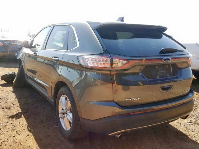 2FMPK3J97GBB78905 - 2016 FORD EDGE SEL CHARCOAL photo 3