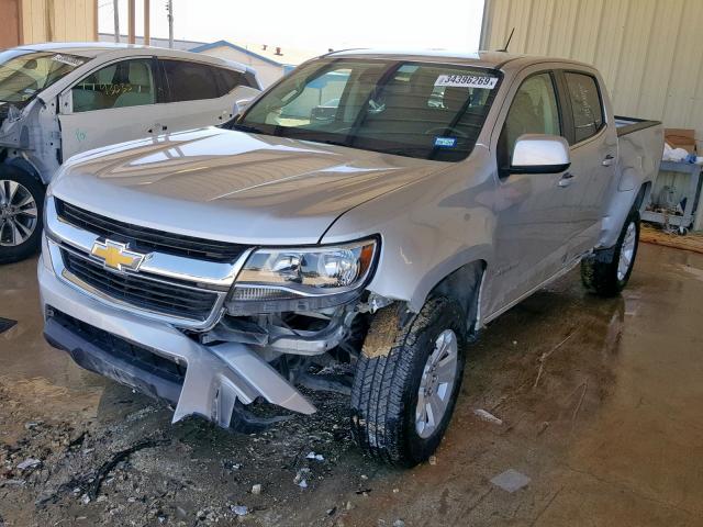 1GCGTCEN2J1314319 - 2018 CHEVROLET COLORADO L SILVER photo 2