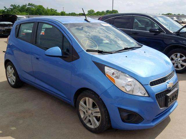 KL8CB6S97EC532298 - 2014 CHEVROLET SPARK LS BLUE photo 1