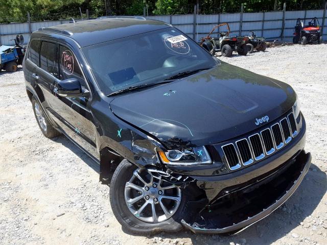 1C4RJEBG3EC542890 - 2014 JEEP GRAND CHER BLACK photo 1