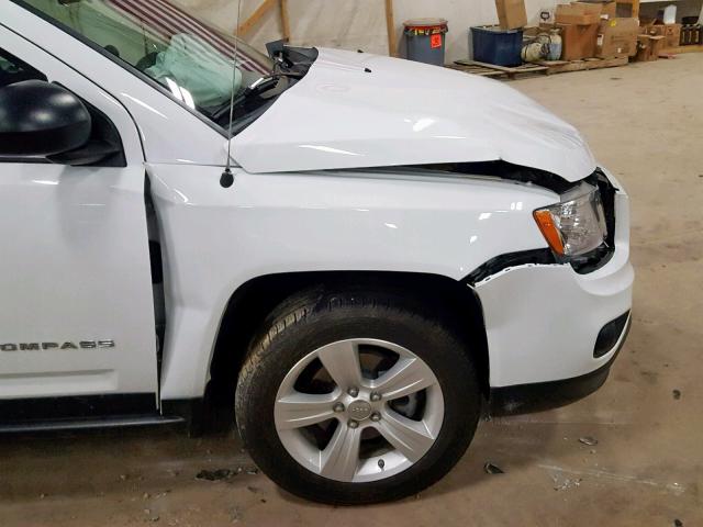 1J4NT1FB0BD290385 - 2011 JEEP COMPASS SP თეთრი ფოტო 9