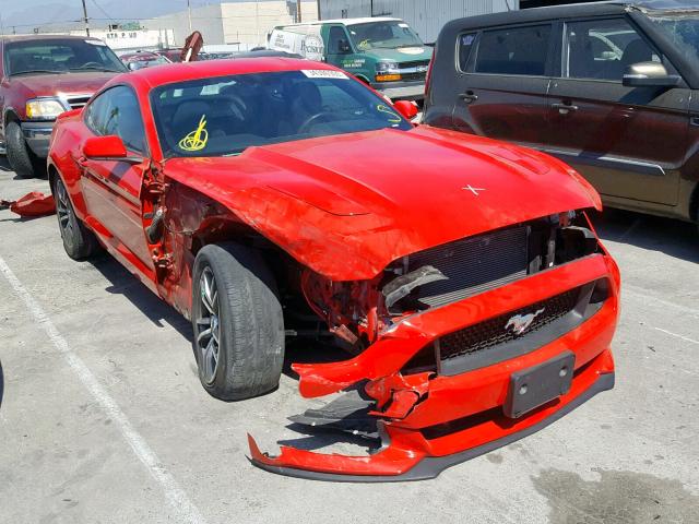 1FA6P8CF0F5363081 - 2015 FORD MUSTANG GT RED photo 1