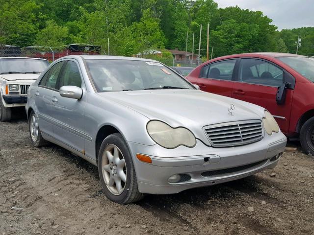 WDBRF61J62F152539 - 2002 MERCEDES-BENZ C 240 SILVER photo 1