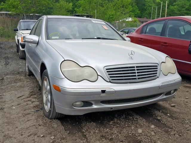 WDBRF61J62F152539 - 2002 MERCEDES-BENZ C 240 SILVER photo 9