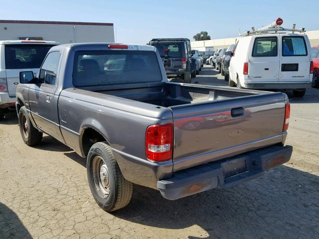 1FTYR10D06PA08925 - 2006 FORD RANGER GRAY photo 3