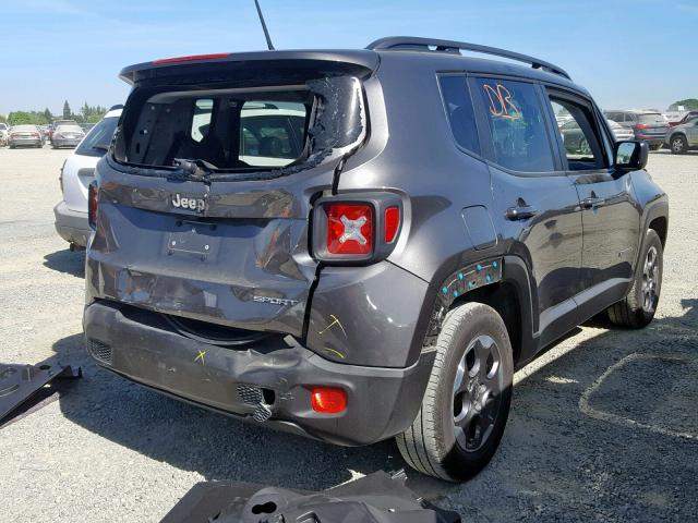 ZACCJAAT0GPE32021 - 2016 JEEP RENEGADE S 石墨色 照片 4