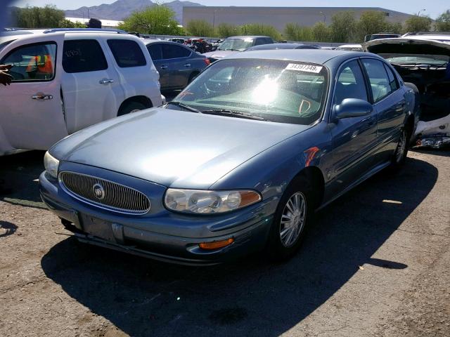 1G4HP54K924231526 - 2002 BUICK LESABRE CU BLUE photo 2