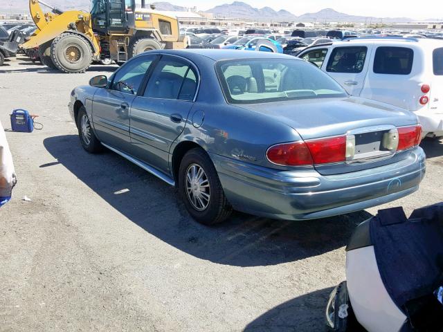 1G4HP54K924231526 - 2002 BUICK LESABRE CU BLUE photo 3