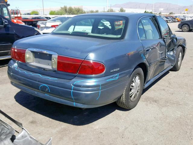 1G4HP54K924231526 - 2002 BUICK LESABRE CU BLUE photo 4