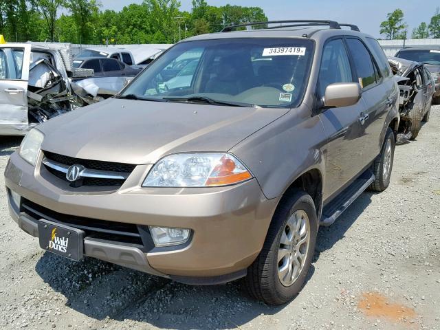 2HNYD18763H507638 - 2003 ACURA MDX TOURIN GOLD photo 2