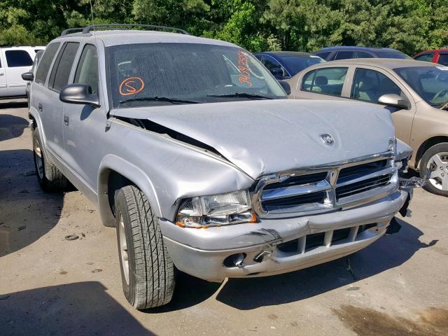 1D4HR48N43F628583 - 2003 DODGE DURANGO SL SILVER photo 1