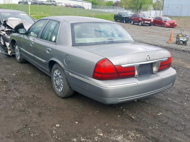 2MEFM74W53X692301 - 2003 MERCURY GRAND MARQ GRAY photo 3