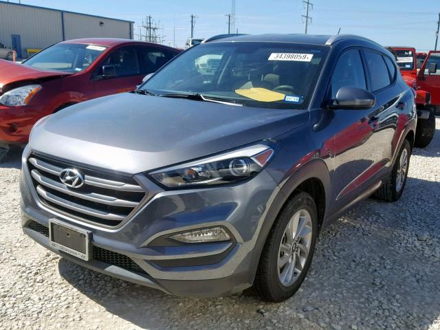 KM8J3CA47GU118575 - 2016 HYUNDAI TUCSON LIM GRAY photo 2