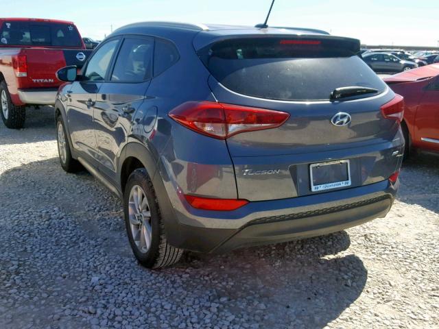 KM8J3CA47GU118575 - 2016 HYUNDAI TUCSON LIM GRAY photo 3