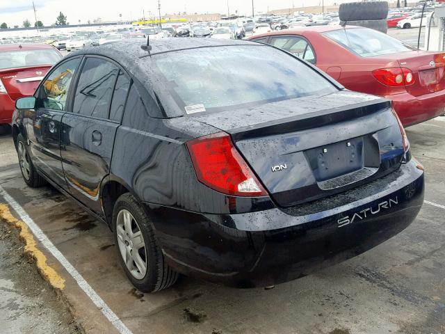 1G8AZ55F17Z121642 - 2007 SATURN ION LEVEL BLACK photo 3