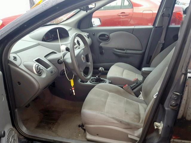 1G8AZ55F17Z121642 - 2007 SATURN ION LEVEL BLACK photo 5