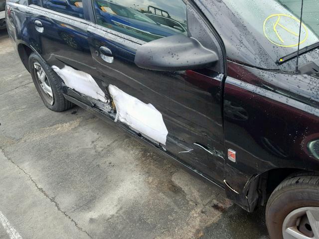 1G8AZ55F17Z121642 - 2007 SATURN ION LEVEL BLACK photo 9